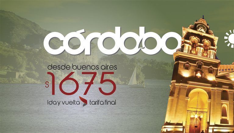 Hay vuelos ✈ baratos a Córdoba, Jujuy, Mendoza y Puerto Madryn