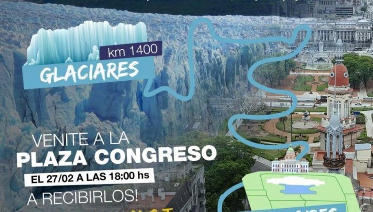 Ley de Glaciares, ciclistas pedalearon 1600 km en defensa de la misma  y su total cumplimiento