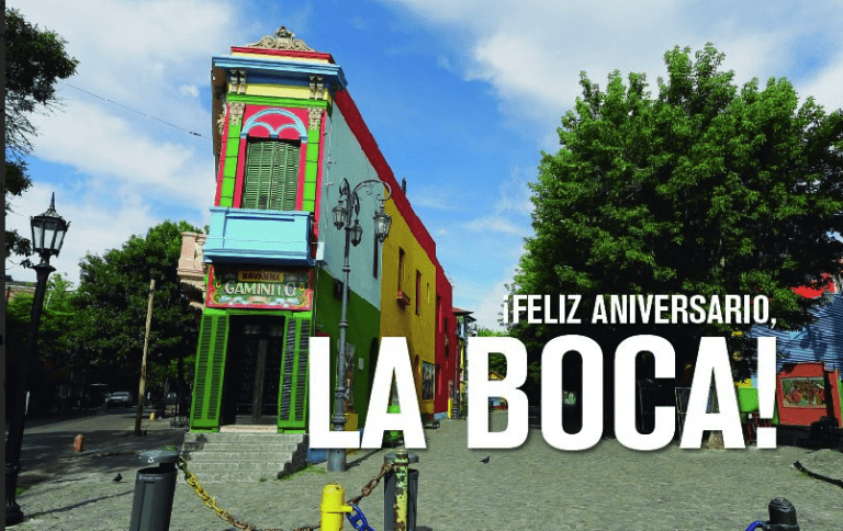 23 de agosto se cumple un nuevo aniversario del barrio de La Boca. Son 148 años de historia