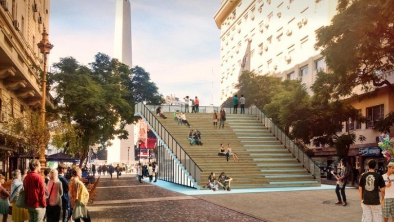 La Ciudad de Buenos Aires tendrá, como New York, una escalinata panorámica