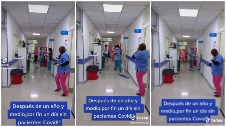 ¡Alegría! No se registraron pacientes por Covid en el Hospital de Mar de Ajó y lo celebraron con un baile