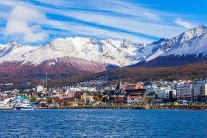 Vistas de la costanera de Ushuaia