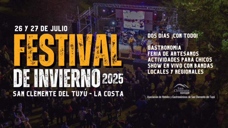 ¡Se viene el Festival de Invierno 2025 en San Clemente del Tuyú!